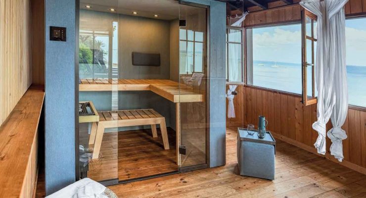 Die Sauna am Meer