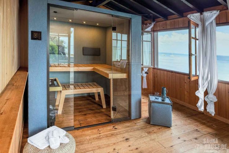 Die Sauna am Meer